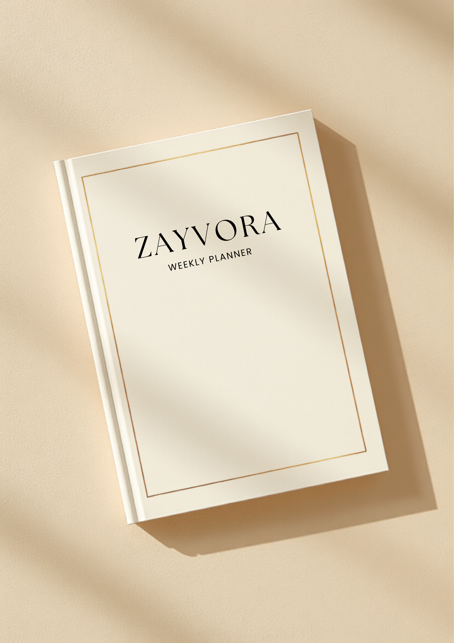 ZAYVORA Weekly Planner cover