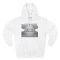 Three-Panel Fleece Hoodie — 'Big & Small Architects' Minimal Monochrome Logo Hoodie