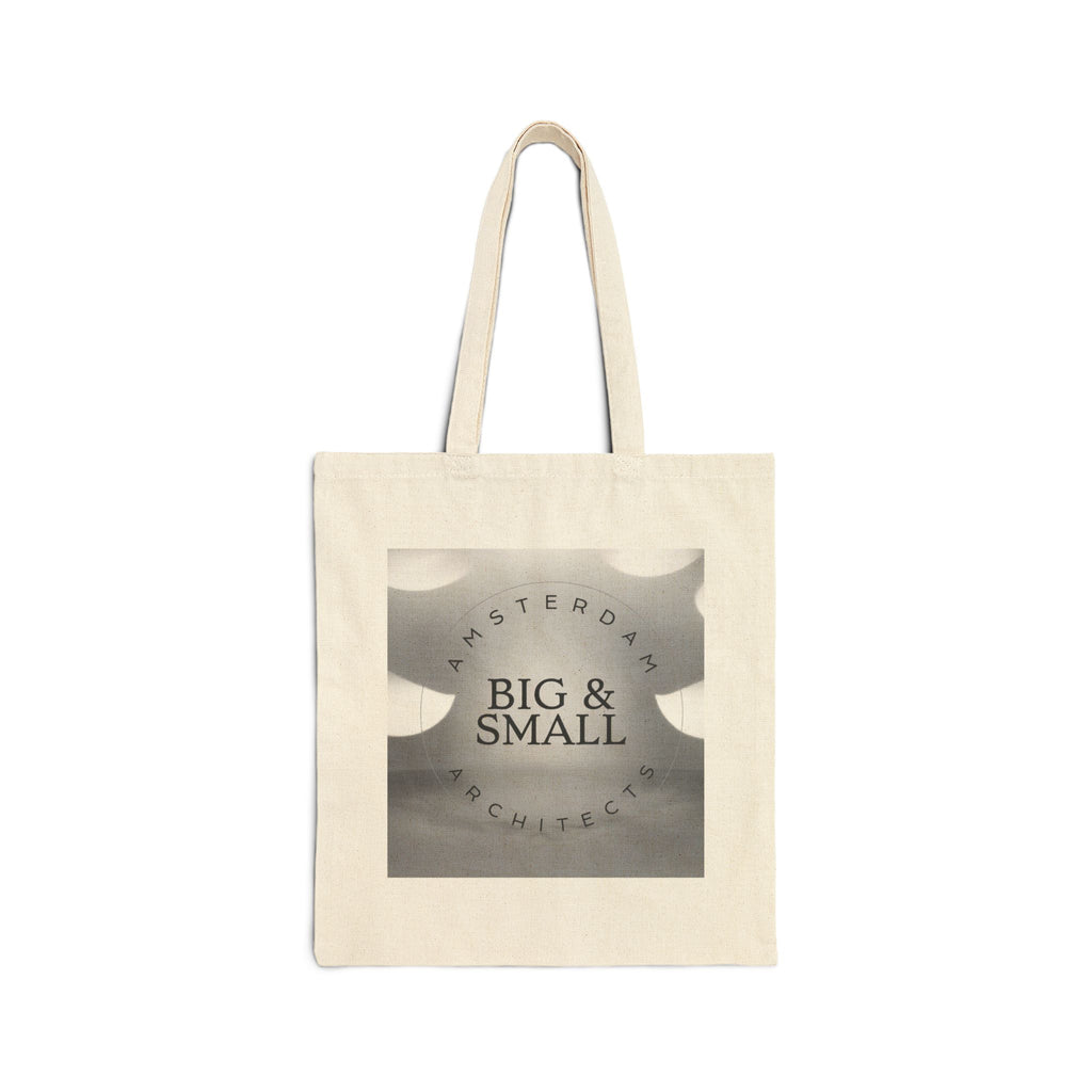 Canvas Tote Bag — 'Less Is More' Minimalist Amsterdam Cotton Shopper