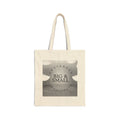 Canvas Tote Bag — 'Less Is More' Minimalist Amsterdam Cotton Shopper