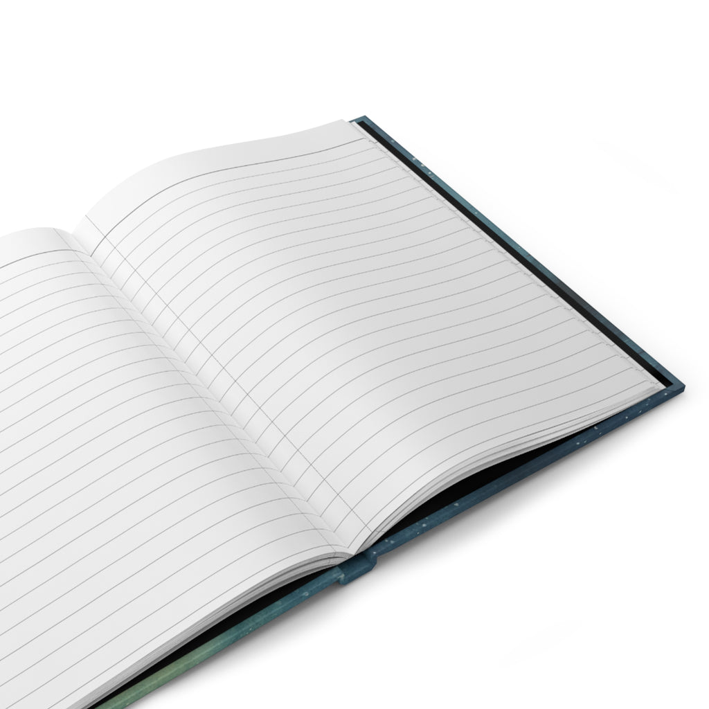 Stillness in the Motion Hardcover Journal — Moonlit Reflection Notebook for Mindfulness & Travel